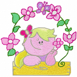Kids And Toys Embroidery Design 6